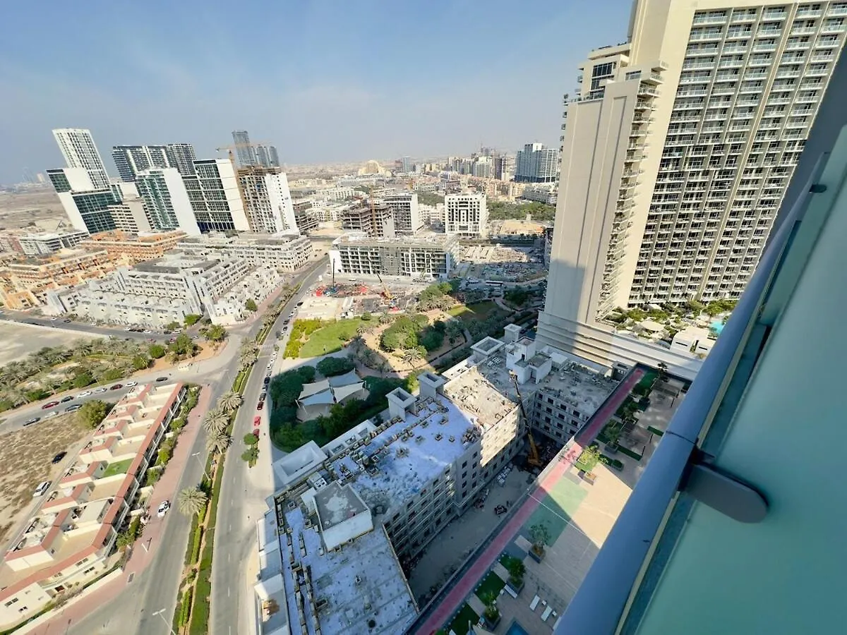 Lägenhet Dar Vacation - Cozy Studio With City View In Jvc Dubai